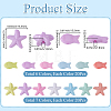 260Pcs 13 Colors Opaque Acrylic Beads MACR-SP0002-28-2