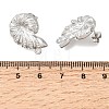 304 Stainless Steel Stud Earring Findings STAS-D391-04B-P-3