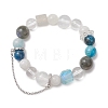 Natural Mixed Gemstone Beaded Stretch Bracelets for Women BJEW-TA00739-03-3