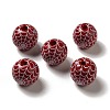 Halloween Printed Spider Webs Colored Wood European Beads X1-WOOD-K007-04E-2