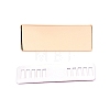 Zinc Alloy Blank Tape Clip PALLOY-WH0079-77LG-RS-1
