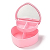 Heart Plastic Jewelry Boxes LS-OBOX-F006-09B-3