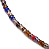 Glass Beaded Necklace NJEW-Z029-05L-2