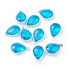 Glass Pendants GLAA-A037-G-02S-1