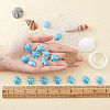 40Pcs Tortoise Handmade Porcelain Beads DIY-SC0015-62A-3