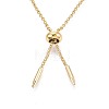 Adjustable Brass Slider Bracelets Making KK-T059-01G-NF-3