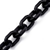 Handmade Spray Painted CCB Plastic Cable Chains AJEW-JB00736-01-2