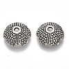 6-Petal Tibetan Style Alloy Bead Caps TIBE-S320-137AS-LF-2