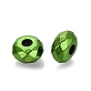 UV Plating Acrylic European Beads OACR-E033-22-07-2