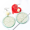 Lemon Acrylic Dangle Earrings FS-WG6C57C-01-2