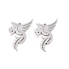 304 Stainless Steel Pendants STAS-E521-07P-08-1