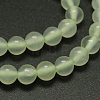 Natural New Jade Stone Round Bead Strands LS-G-O039-16-4mm-2