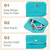 10Pcs 5 Colors Double-Sided Velvet Jewelry Rectangle Bags for Earrings Rings Bracelets Necklaces TP-TA0001-09-5
