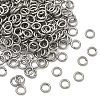 Tarnish Resistant 304 Stainless Steel Open Jump Rings X-STAS-Q186-02-4x0.7mm-2