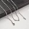 Brass Figaro Chains Necklaces for Women NJEW-D302-29P-1