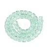 Handmade Foil Glass Beads Strands FOIL-Q002-04F-2