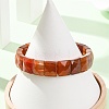 Dyed & Heated  Natural Carnelian Beaded Stretch Bracelets for Unisex G-K303-02G-2