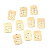 Ion Plating(IP) 304 Stainless Steel Pendants STAS-K216-49S-G-3