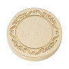 Flower Frame Brass Stamp Heads AJEW-M037-09G-08-2