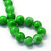 Baking Paint Glass Round Beads Strands X-DGLA-Q019-8mm-50-2