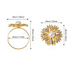 Zinc Alloy Napkin Rings X1-MP-TAC0007-02-3