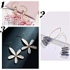 Brass Earring Hooks KK-BC0005-26-8