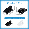 40Pcs 2 Colors Plastic Ring Holder KY-PH0002-37-2