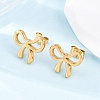 304 Stainless Steel Stud Earrings for Women EJEW-K306-17G-3