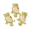 Natural Rose Quartz Pendants KK-F888-02G-22-1