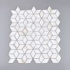 Natural Freshwater Shell Mosaic Tile Cabochons SHEL-Q029-08-3