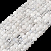 Nature Rainbow Moonstone Round Bead Strands G-M263-A-02B-1