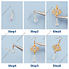 212Pcs DIY Earring Making Kits DIY-SC0015-61G-4