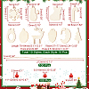 DIY Christmas Themed Pendant Decoration Making Kit DIY-WH0430-094-2