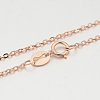 925 Sterling Silver Cable Chain Necklaces LS-STER-M086-22A-1