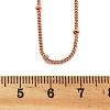 2MM Brass Satellite Chain Necklaces for Women NJEW-D302-49RG-5