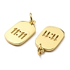 Brass Pendants X-KK-K341-12G-3