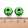 UV Plating Opaque Acrylic European Beads PACR-T017-19M-09-3