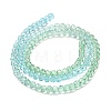 Transparent Painted Glass Beads Strands X1-DGLA-A034-T3mm-A16-5