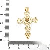 Brass Micro Pave Cubic Zirconia Pendants KK-H279-09G-03-3