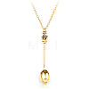 Teaspoon Alloy Pendant Necklaces for Women FS-WG6242D-03-1