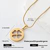 304 Stainless Steel Pendant Necklaces for Women OQ4626-5-1