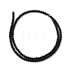 Natural Black Onyx Round Bead Strands G-A130-3mm-K04-2
