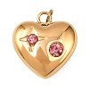 304 Stainless Steel Pendants STAS-H244-06G-02-1