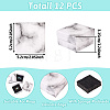 Square Marble Texture Cardboard Jewelry Ring Boxes LS-CON-TAC0009-05A-4