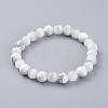 Natural & Synthetic Gemstone Stretch Bracelets BJEW-JB04506-2