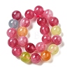 Dyed Natural Malaysia Jade Beads Strands X-G-G021-02B-16-2