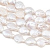Natural Baroque Keshi Pearl Coin Beads Strands PA-CBAFEE8-15A-5