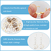 120Pcs 4 Colors Brass Leverback Earring Findings KK-SP0001-02-6