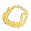 Dyed Imitation Jade Glass Beads Strands GL-Z001-02A-14-3