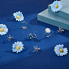 6Pcs Adjustable Brass Ring Components FIND-PH0038-31A-4